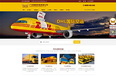 深圳德豪DHL-物流网站建設